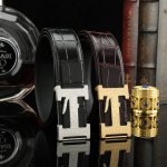 爱玛仕秘原单高端品质专柜官网同步 宽度3.8精美钢扣头意大利进口头层鳄鱼纹牛皮纹理消晰真实感超强打造全新的视觉3D郊果高档客户入手送礼自用佳品 长度100一12