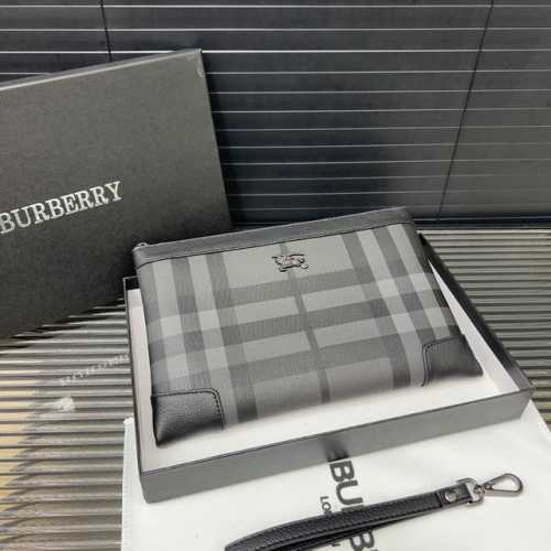 Burberry 巴宝莉 印花男士手拿包 手包 高端品质 配送防尘袋 规格26 X 18Cm