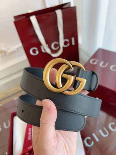 Gucci古驰法国原厂皮料，黑色牛皮 品质毋庸置疑 没有更好 只有最好 尺寸3.0厘米