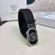 高端品质，实物拍摄 批 配全套包装 品牌： Versace海外原单 扣头材质：精品实心钢扣 带身材质正面：38Mm宽度采用双面进口原版皮腰带，真空电镀五金扣头实