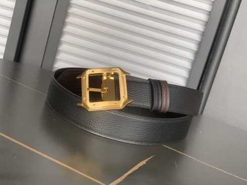 卡地～亚专柜款出货 尊贵卓绝 巅峰之作 卓尔不凡类型，精品男士皮带，进口小牛皮，灰黑双色，卓越风格 精湛品质。宽度3.5Cm