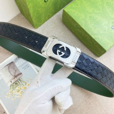 古奇 特种皮腰带系列 ，原厂五金精品不锈钢扣 手感柔软舒适 宽3.8Cm。