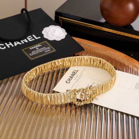 Chanel Cc链条 黄铜Logo扣 小牛皮 银色金属 与 金色金属 3.0Cm精品 弹力十足 百搭 优雅 码数含扣S=65Cm总长 可用75、80、85 M - 点击图像关闭
