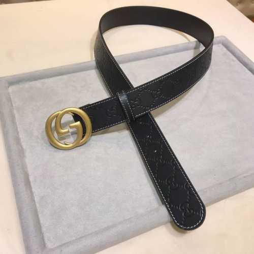 新款Gu、Cci 原厂进口牛皮、精品五金 尺寸3.8Cm 顶级