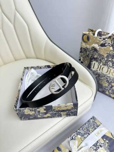 特 Dior 2.0Cm腰带 双面原版牛皮 搭配Cd标志性扣头 原单品质