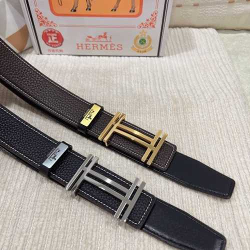 品名：爱马仕.Hermès 原单 材质：原单牛皮腰带 百分百头层牛皮腰带保证真皮，24K纯钢扣，专柜原单品质、做工精细，时尚大牌，送人自用首选 包装： 请认准如