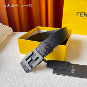 特 Fendi.芬迪 全套包装 男女同款系列 经典印花搭配头层小牛皮，双f字母精品挂扣，宽4.0Cm，时尚百搭