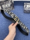 迪奥550 3.5Cm 特 这款 30 Montaigne Avenue 腰带从同名手袋汲取灵感，采用黑色光滑 牛皮革精心制作，质感柔软，设计优雅，饰以富有光泽