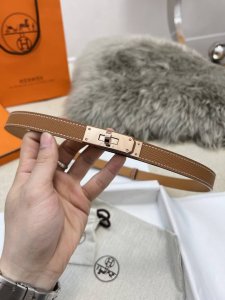 特 爱马仕 1.8Mm 女款 凯莉 顶级原单 原厂进口皮 专柜五金 K金铂金玫金 长度可调节 专柜同款 经典款式