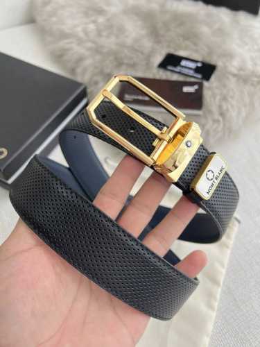 品名：万宝龙.Montblanc原单 腰带 皮带 型号：针扣，新款原版经典精品针式扣头，实物拍摄，原版头层牛皮 材料：百分百头层牛皮，保证真皮。双面可用专柜同等