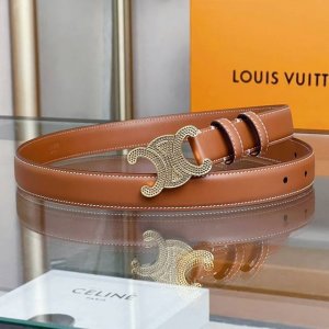 满天星走秀款赛琳皮带 Celine 腰带宽度2.5Cm 超火凯旋门 进口牛皮手感柔软细腻，上身效果超级好看。非常显腰线型﹣﹣时尚必备神器﹣---