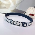 特 4.0cm华伦天奴新腰带，双面头层牛皮皮料，长度：75.80.85.90.95.100.105.110欧，钢五金扣原版开模定制庆祝]