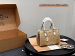 飞机盒 复刻版 ！ Size：18×12Cm Coach蔻驰 Rowan 18波士顿枕头包手提包 迷你 Mini Rowan Crossbody 经典配色，经典