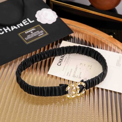 特 Chanel Cc链条 黄铜logo扣 小牛皮 银色金属 与 金色金属 3.0Cm精品 弹力十足 百搭 优雅 码数含扣s=65Cm总长 可用75、8