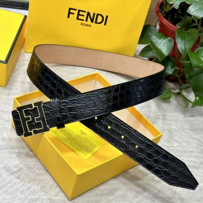 Fendl 芬迪 宽40Mm双面原版小牛皮 搭配单钌钯电镀扣 完美的手感.油边 出众的设计.风格 高贵奢华 时尚大方 高清实拍 货真价实 品质保证 双面用