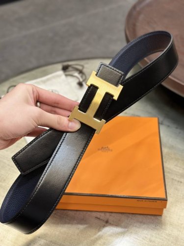 特 原版双面用 原厂荔枝纹 H 5382 Belt Buckle & Reversible Leather Stra Mm