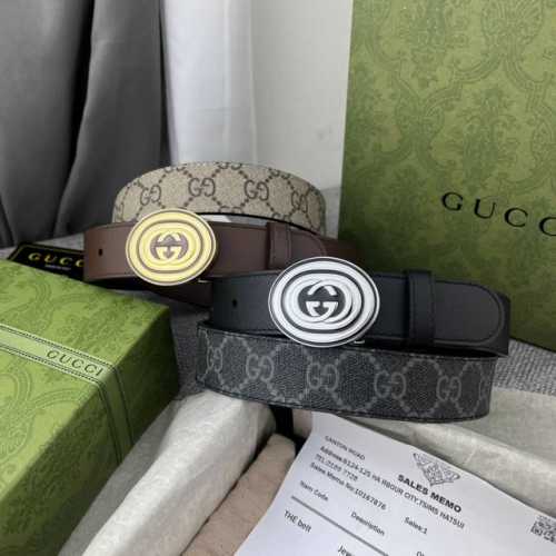 古奇，宽3.0 帆布是品牌的一款经典面料，经不同配色组合以及现代和经典设计演绎后，这款窄腰带采用该标志性面料版本诠释，匠心搭配同色调滚边。该款帆布灵感源自30年