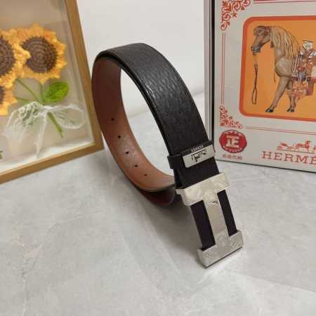 品名：爱马仕.Hermès 原单 材质：原单牛皮腰带 百分百头层牛皮腰带保证真皮，24K纯钢扣，专柜原单品质、做工精细，时尚大牌，送人自用首选 包装： 请认准如 - 点击图像关闭