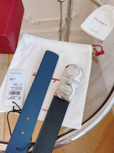 特 菲拉格慕 宽3.5Cm 原厂皮料.精密黄铜五金、正品厂Ip电镀！原版搭配