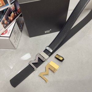 品名：万宝龙 Montblanc 原单 材质：原单牛皮腰带 百分百头层牛皮腰带保证真皮，24K纯钢扣，专柜原单品质、做工精细，时尚大牌，送人自用首选 包装： 请
