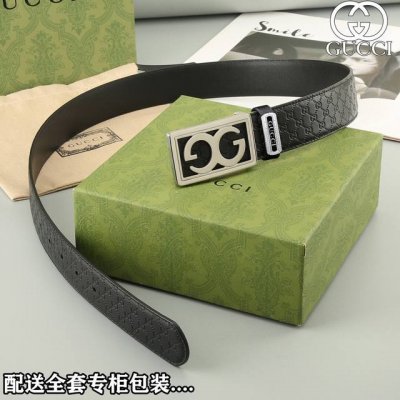 高端品質，實物拍攝 批p 配全套包裝 品牌：Gucci海外原單 扣頭材質：雙色純鋼扣 帶身材質正面：38Mm寬度採用雙面進口頭層