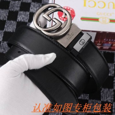 品名：古奇.Gu...Cci原单 材料：百分百头层牛皮，保证真皮。专柜原单品质、做工精细，送人自用首选 包装： 请认准如图专柜包装，赠送打孔器，银联发票，宽度3
