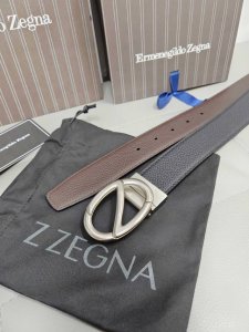 Zegna 杰尼亚 Italy专柜在售正品 走线油边细致搭配原版Gancio五金 3.5Cm规格 可调式皮带 看图下单 DDD