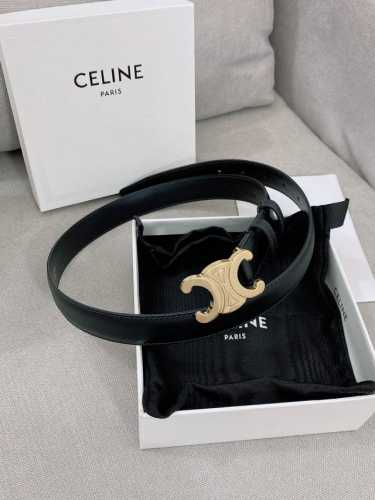 特 Celine.赛琳 全套包装 女神必备原单腰带，火爆款式，原厂小牛皮制作，上身效果舒适，时尚百搭，宽度2.5Cm