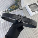 Ck 特种皮腰带系列 ，原厂五金精品不锈钢扣，手感柔软舒适 宽3.8Cm。