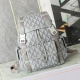 中号Dior Hit The Road 双肩迪奥灰 Cd Diamond图案帆布和 P30,000 编号:1Htba184Cdp_H42E 尺寸:39X40X1