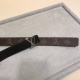 路易 Louis Vuitton 经典老花3.0Cm 小牛皮 双面两用