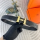 特 爱马仕 特种皮腰带系列 ，原厂五金精品不锈钢扣，手感柔软舒适 宽3.8Cm。