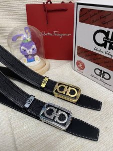 品名：菲拉格幕 原单皮带P210 材质：原单牛皮腰带 百分百头层牛皮腰带保证真皮，24K纯钢扣，专柜原单品质、做工精细，时尚大牌，送人自用首选 包装： 请认准如