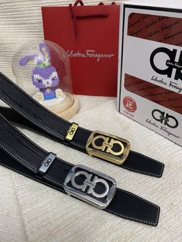 品名：菲拉格幕 原单皮带P210 材质：原单牛皮腰带 百分百头层牛皮腰带保证真皮，24K纯钢扣，专柜原单品质、做工精细，时尚大牌，送人自用首选 包装： 请认准如