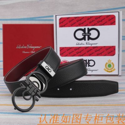 腰带皮带：菲拉格幕原单牛皮腰带 男款皮带：材质百分百头层牛皮腰带保证真皮皮带，专柜原单品质、做工精细，时尚大牌，送人自用首选包装： 请认准如图专柜包装赠送打孔器