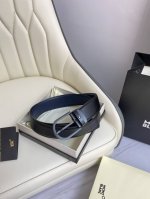 特 Montblanc万宝龙 宽3.5Cm 采用头层牛皮 精品针式扣头 自由裁剪商务休闲皮带