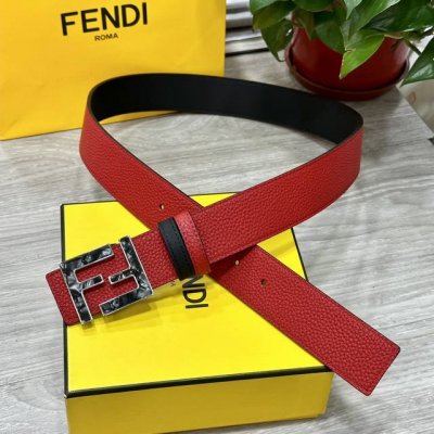 Fendl 芬迪 宽40Mm双面原版小牛皮 搭配单钌钯电镀扣 完美的手感.油边 出众的设计.风格 高贵奢华 时尚大方 高清实拍 货真价实 品质保证 双面用