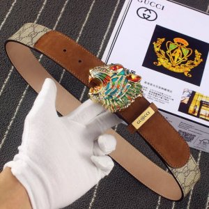 品名：古奇.Gu Cci虎头 型号：认准如图专柜包装，赠送打孔器 材料：百分百头层牛皮，保证真皮。24K纯钢扣，虎虎生威镶钻工艺Gg花系列专柜同等质量， 送人自