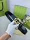 宽度4.0Cm Gucci 互扣式双g带原单钢扣，源自品牌现代风格典藏设计，对品牌的精巧致敬，于1950年代由gucci引入，诠释出其精致的马术风格。
