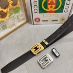 品名：古奇.Gu...Ci 自动带 材质：原单牛皮腰带 专柜原单品质、做工精细，时尚大牌，送人自用首选 包装： 请认准如图专柜包装赠送打孔器手提袋专柜礼盒宽度