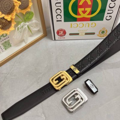 品名：古奇.Gu...Ci 自动带 材质：原单牛皮腰带 专柜原单品质、做工精细，时尚大牌，送人自用首选 包装： 请认准如图专柜包装赠送打孔器手提袋专柜礼盒宽度