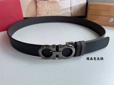 特P160 菲拉格慕|发财腰带8字扣，寓意好颜值高品质好做工细腻精致，从皮料到五金选料上乘，不辜负您的喜爱。而且还可以双面用哦怎么能不爱？3.5厘米