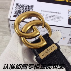 品名：古奇.Gu Cci原单 DDD 型号：认准如图专柜包装，赠送打孔器 DDD 材料：百分百头层牛皮，保证真皮。24K纯钢扣，古铜色工艺荔枝纹系列专柜同等质量