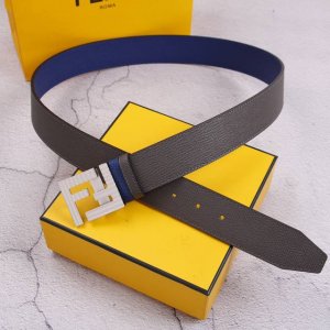 特 Fendl 新款上市 宽38Mm双面原版小牛皮 搭配单钌钯双层ff电镀扣 完美的手感.油边 出众的设计.风格 高贵奢华 时尚大方 高清实拍 货真价实 品质保