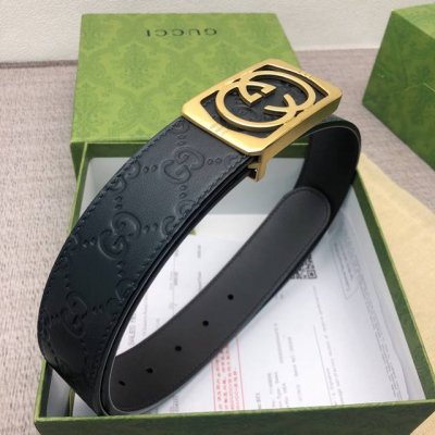 特P180 配全套包装礼盒 古驰：原单头层牛皮压G面，内衬头层小牛皮底.搭配原单刚扣.原单皮料定制，专柜宽度3.8