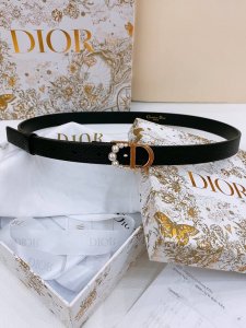 Dior Saddle Belt 黄铜五金 双面可用马鞍腰带 粒面牛皮面与光滑牛皮底 手感柔软 精致 腰带2.0Cm