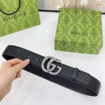 古驰 Gucci 4.0Cm爆裂纹铜扣，蛇皮纹路，搭配双面头层牛皮，时尚百搭，商务休闲