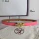 HermèS 爱马仕女款金字塔腰带，进口手掌纹，粉红色＋E土黄色平纹底，配原单钢扣，带身18Mm宽，腰围大小可调节