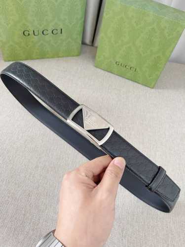 特P210 古驰：Guccl男士3.5Cm自动带系列，正面为进口牛皮头层高温热压小G面，底为小牛皮头层平纹皮，搭平滑字母精品钢扣，支持Nfc
