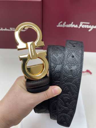 菲拉双面进口小牛皮，手感细腻柔软。搭配纯铜精品扣，男士必备！宽度：3.5Cm - 点击图像关闭